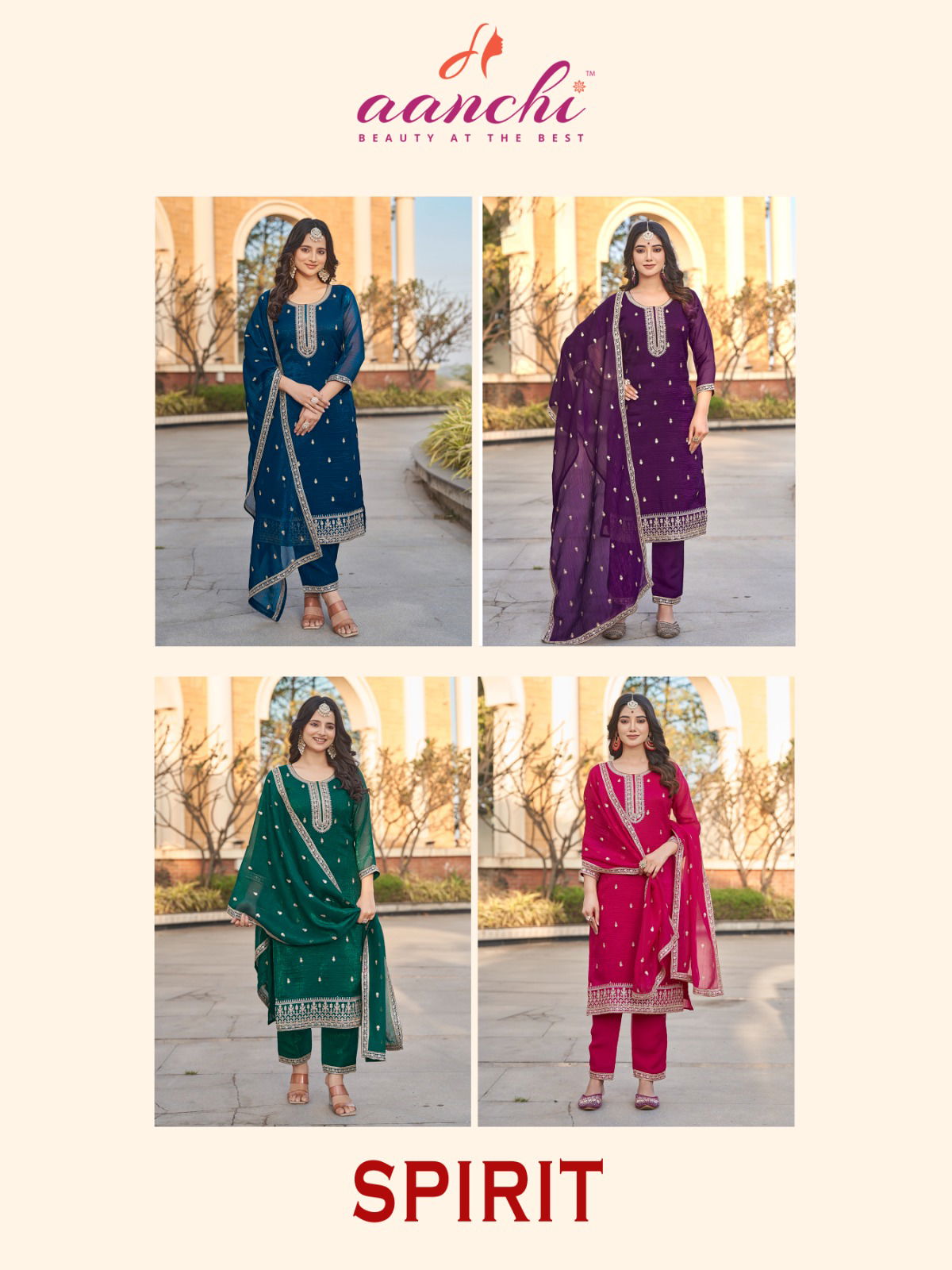 Spirit By Aanchi Crunchy Kurti With Bottom Dupatta Orders In India